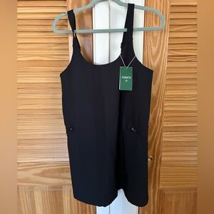 NWT HALARA Elegant Black Sleeveless Dress size small